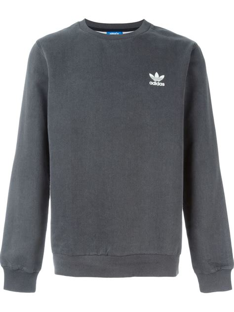 Adidas sweater grey and white